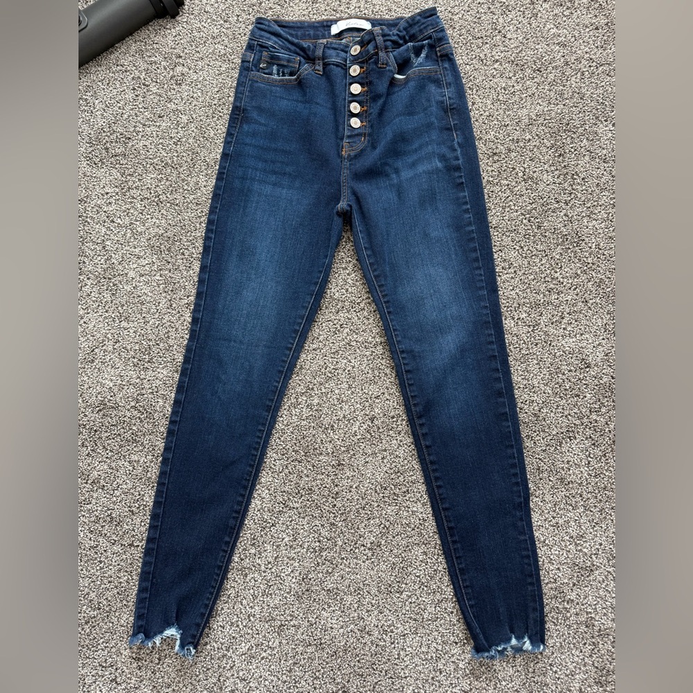 KanCan Indigo Denim with Copper Stitching